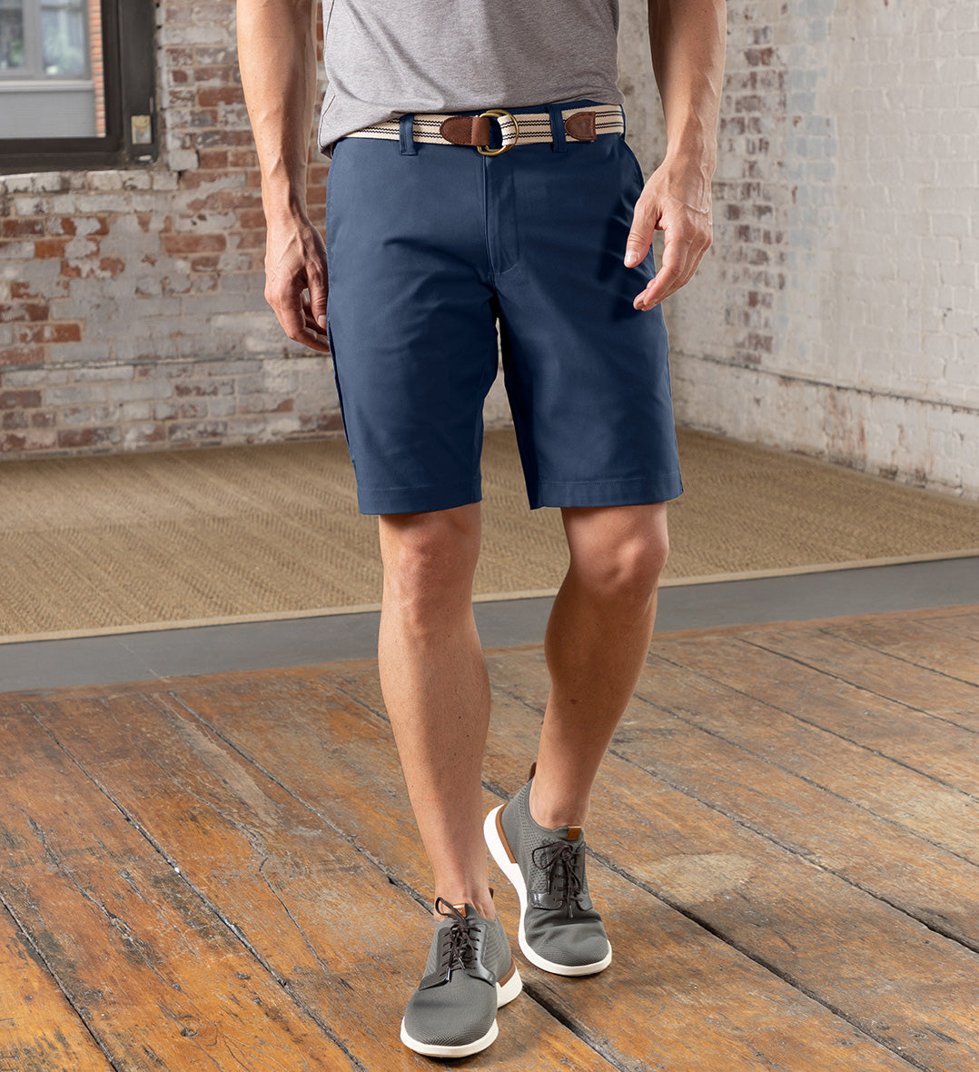 Navy Ascender Shorts in the 10
