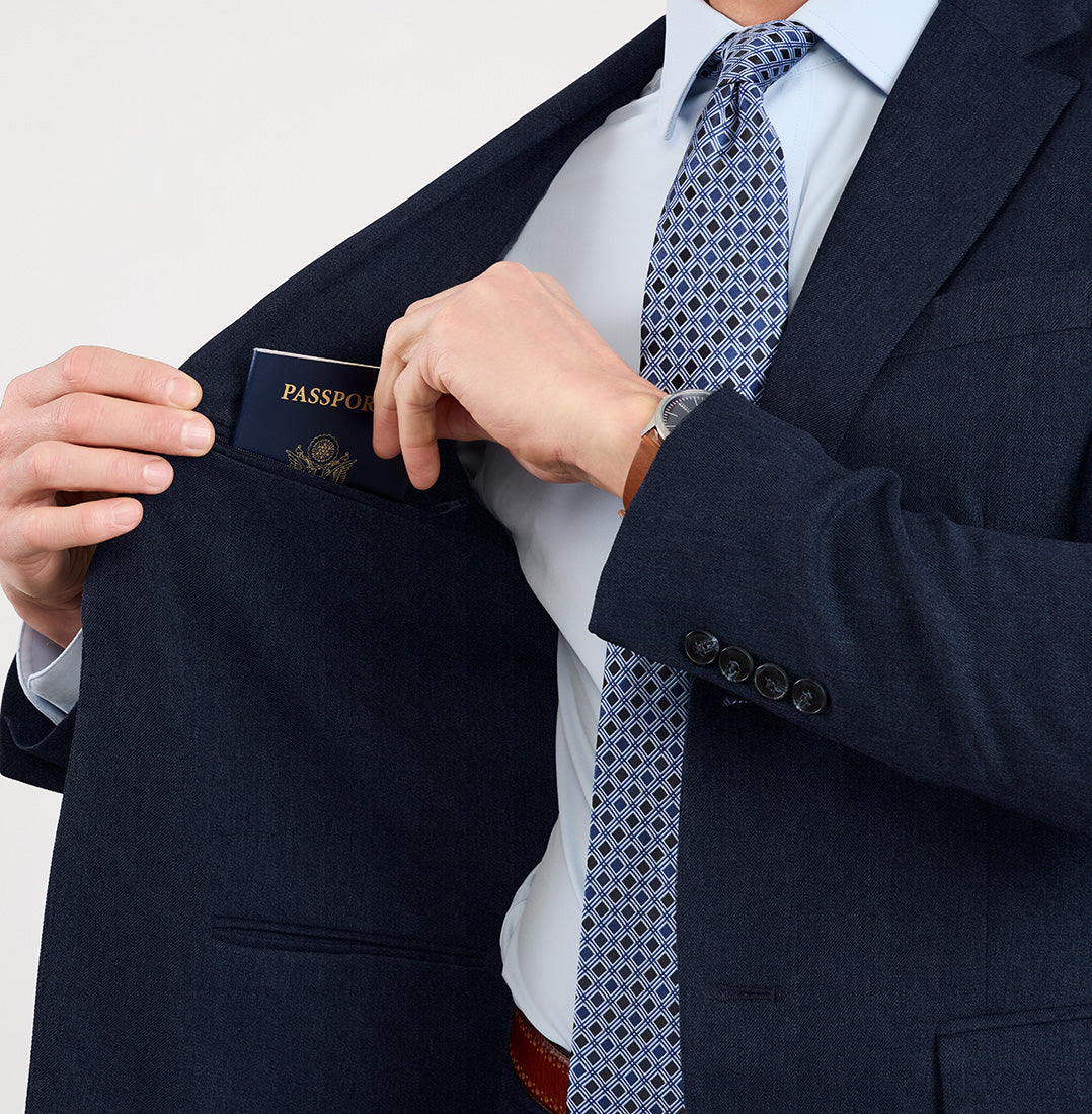 Gramercy 2.0 Blazer Boulevard Blue detail