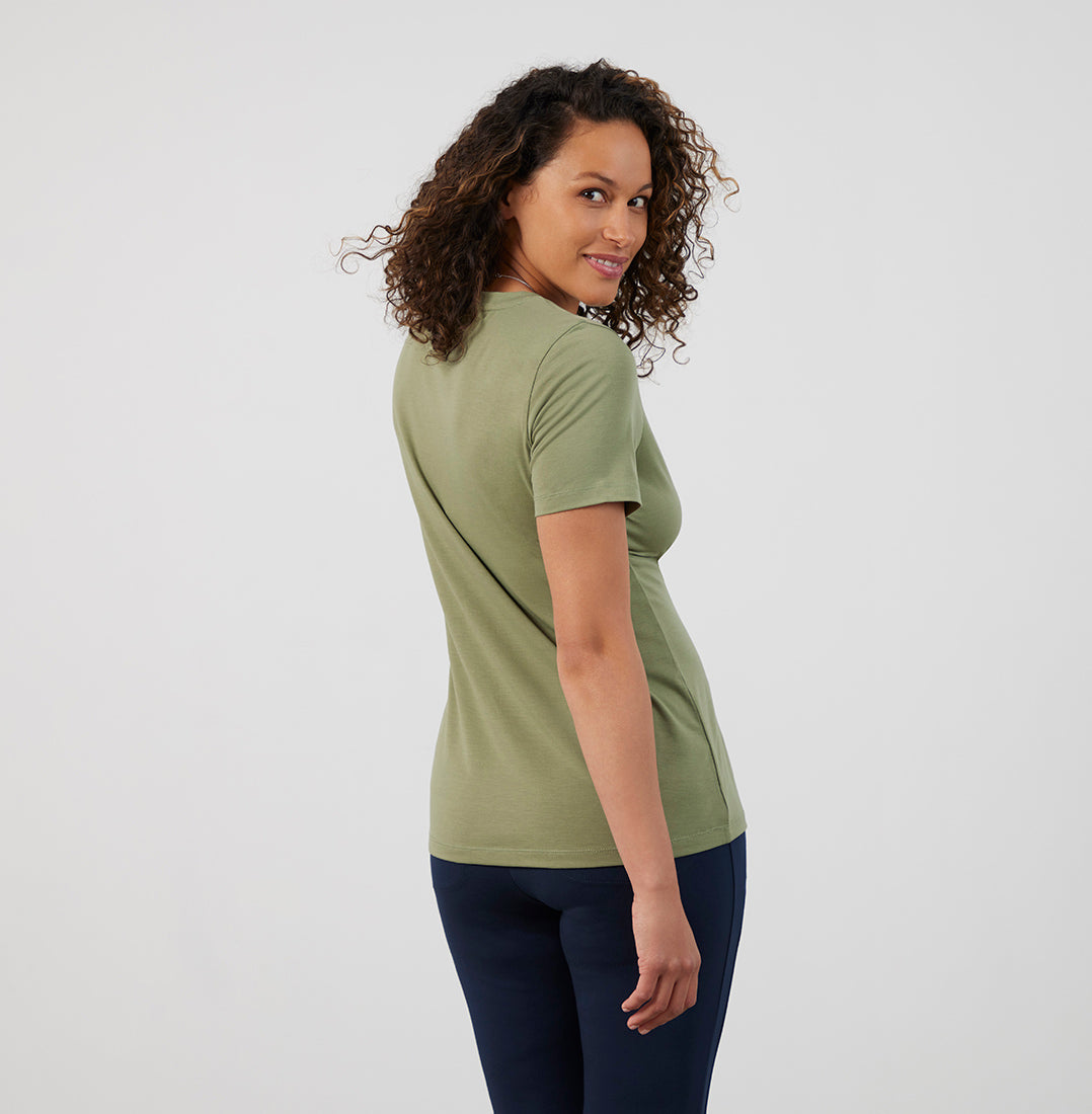 Threshold Crew Neck T-Shirt in Sage Green