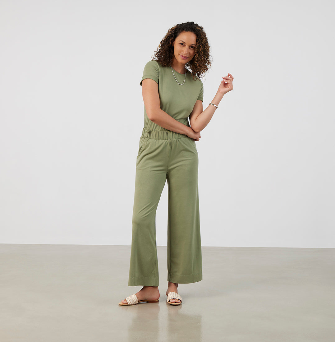 Threshold Wide Leg Pants - Sage Green