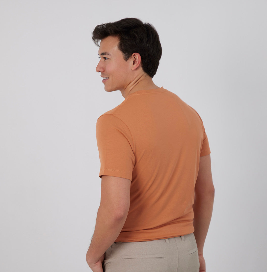 Threshold Crew Neck T-Shirt in Rustic Orange