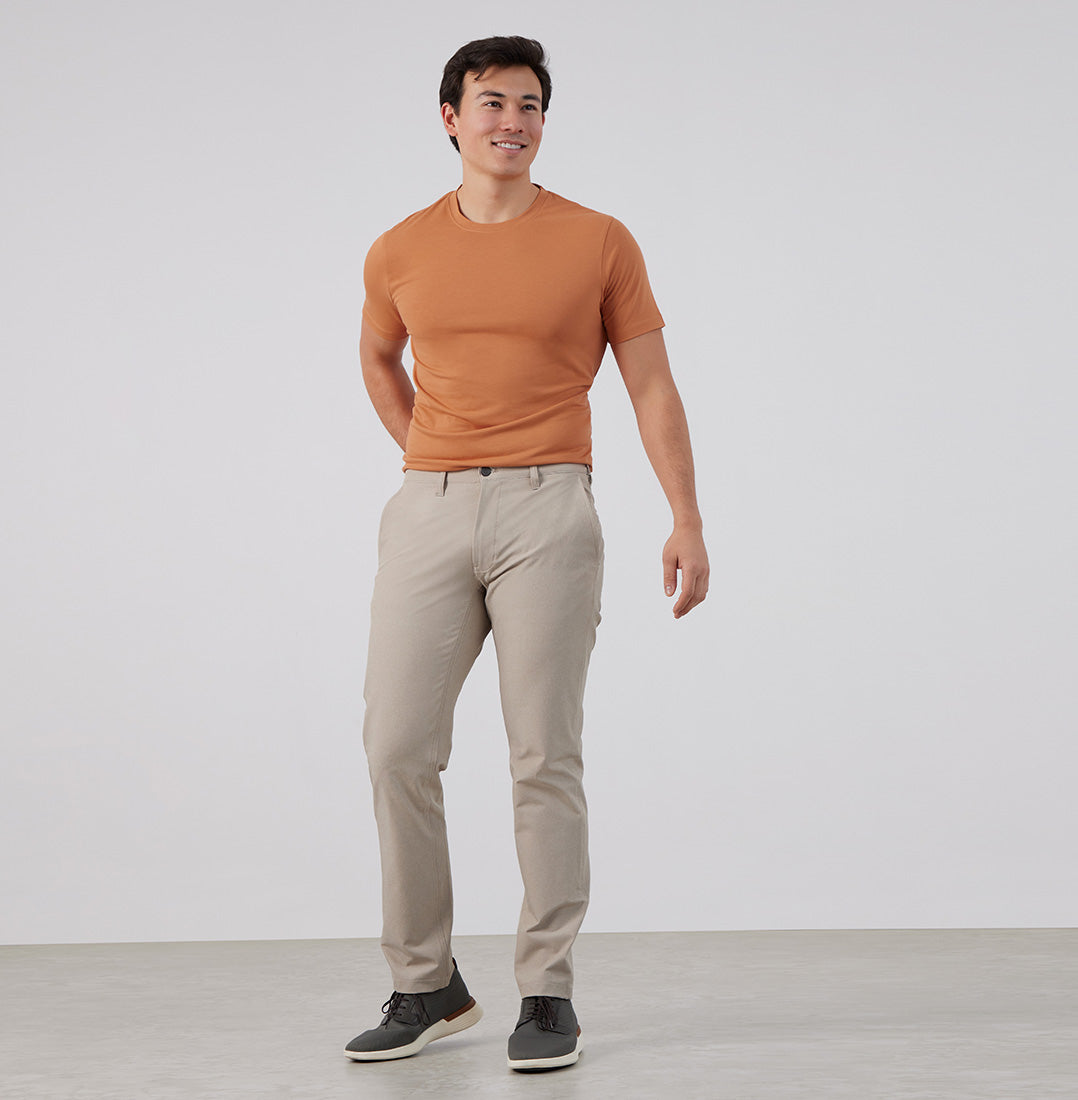 Threshold Crew Neck T-Shirt in Rustic Orange
