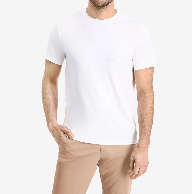 Threshold Crew Neck T-Shirt Slim Fit - Peak White