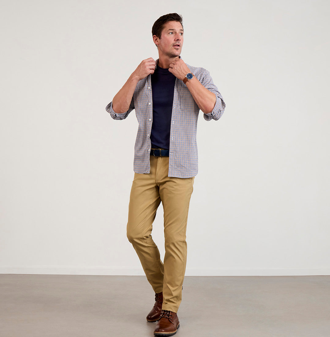 Meridian Shirt - Terra Gingham