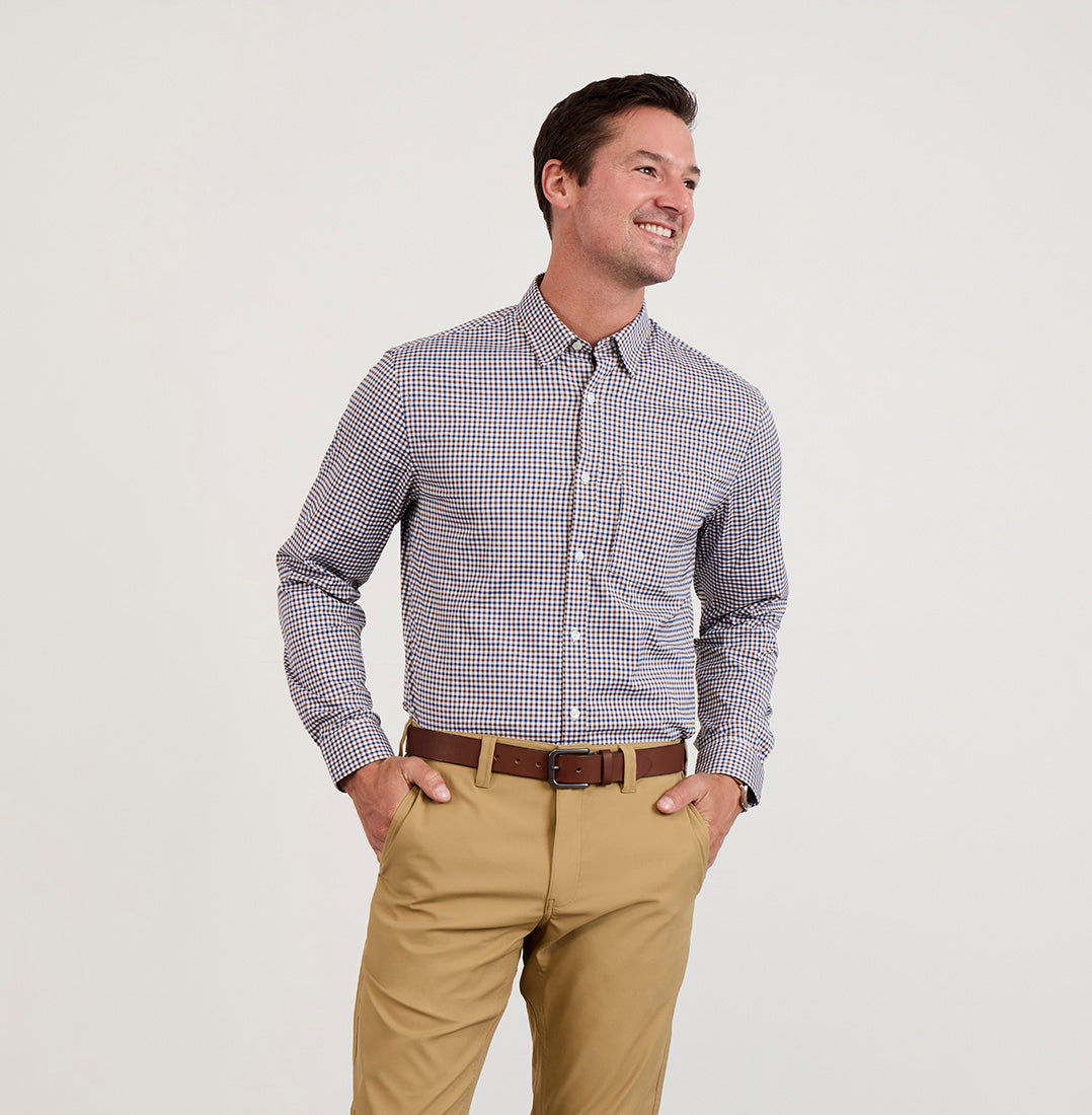 Meridian Shirt - Terra Gingham