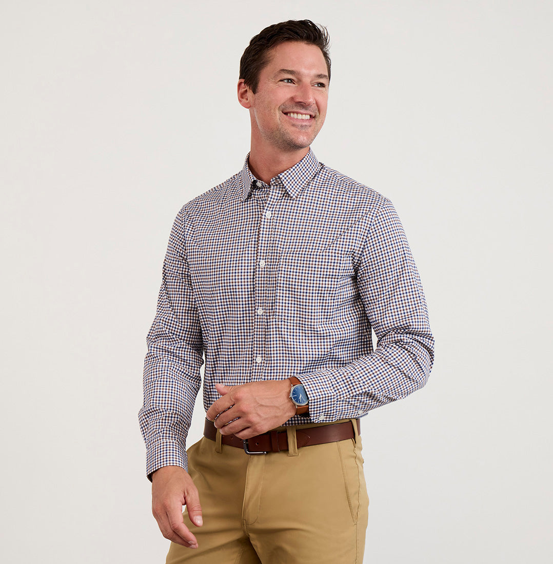 Meridian Shirt - Terra Gingham