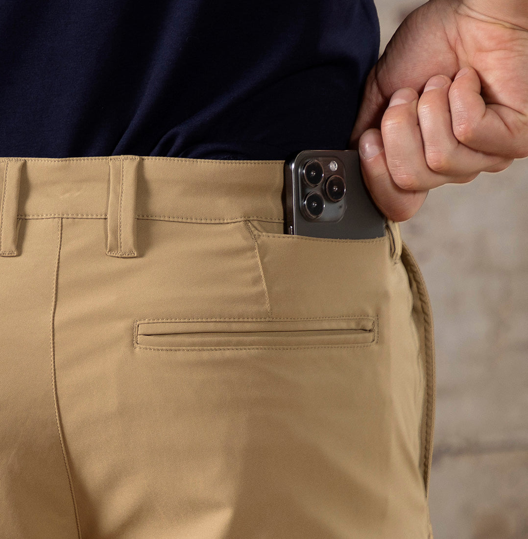 Desert Khaki Ascender Shorts in the 10