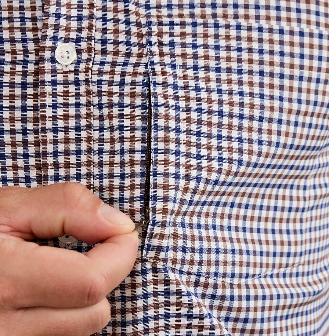 Meridian Shirt - Terra Gingham