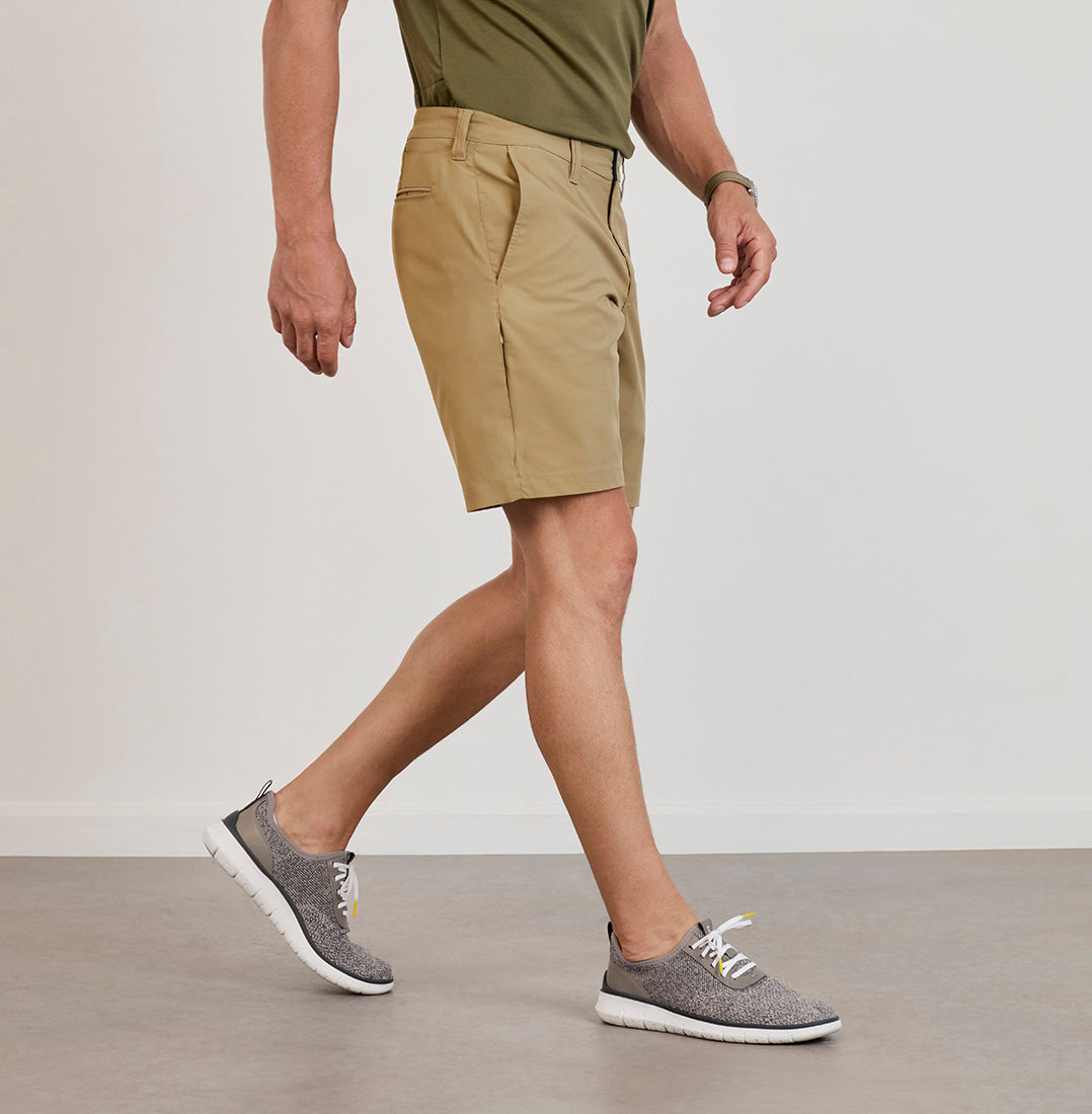 Desert Khaki Ascender Shorts in the 9