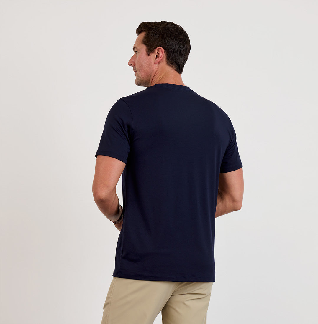 Threshold Crew Neck - Maritime Blue