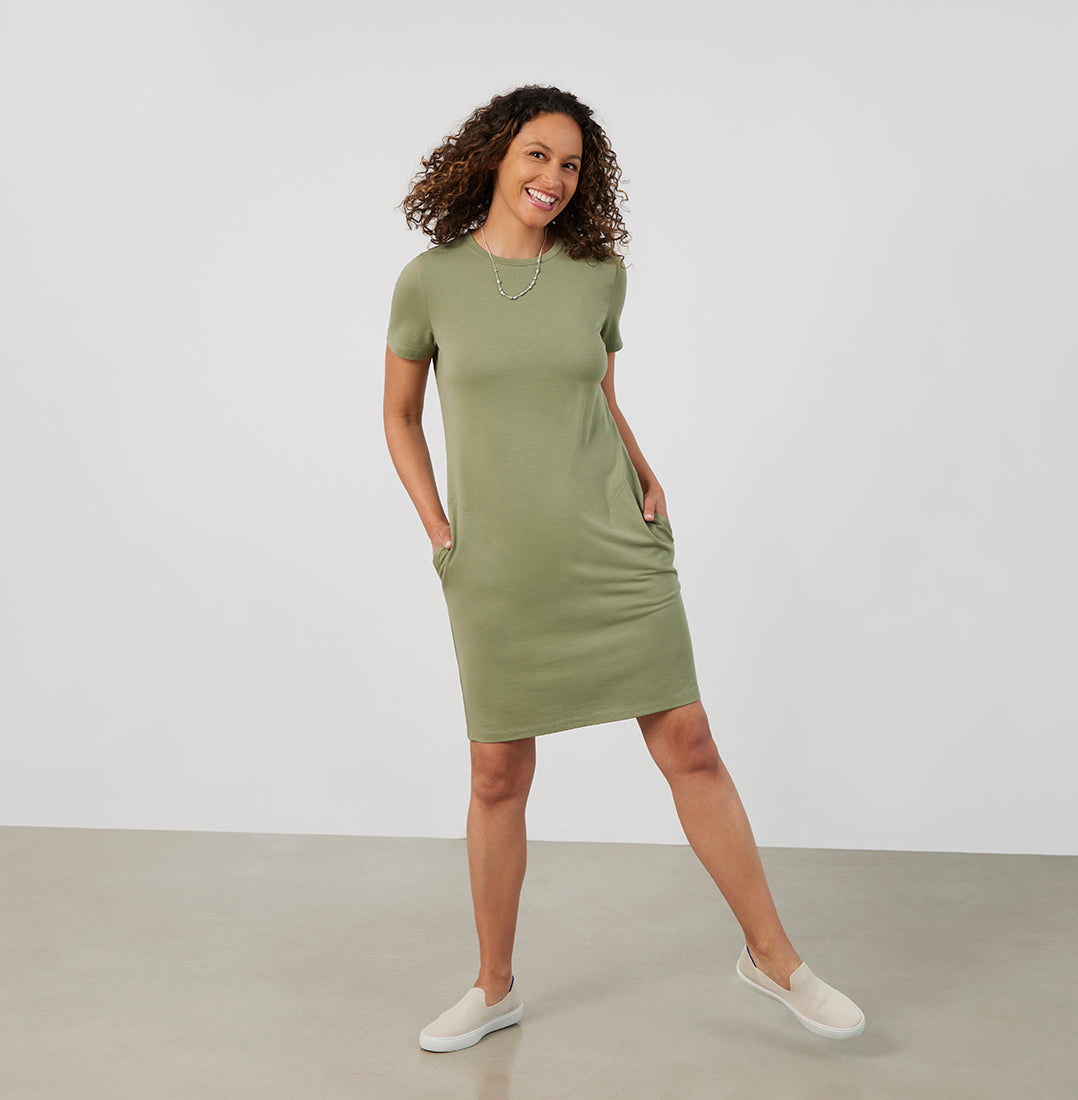 Threshold T-shirt Dress - Sage Green