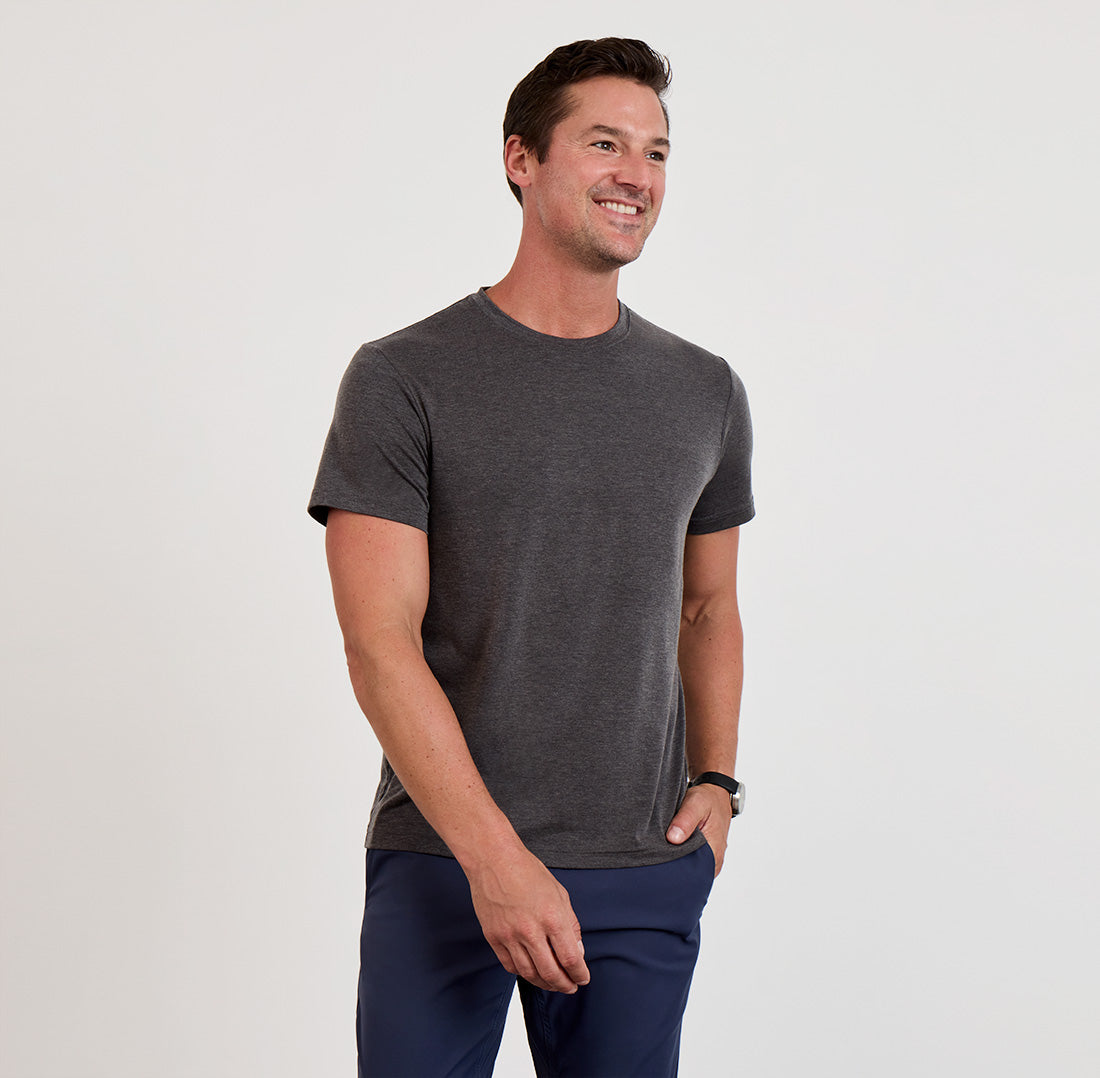 Threshold Crew Neck T-Shirt - Hurricane Grey