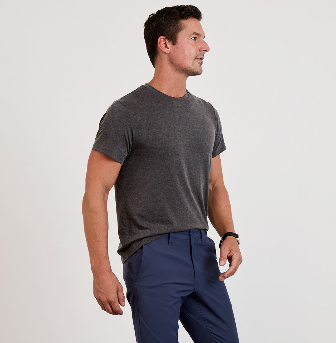 Threshold Crew Neck T-Shirt - Hurricane Grey