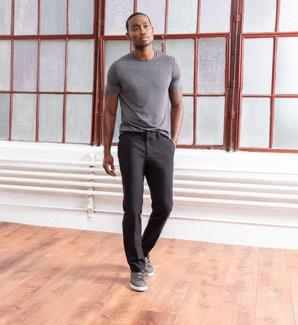 Ascender Chino Slim Asphalt Black