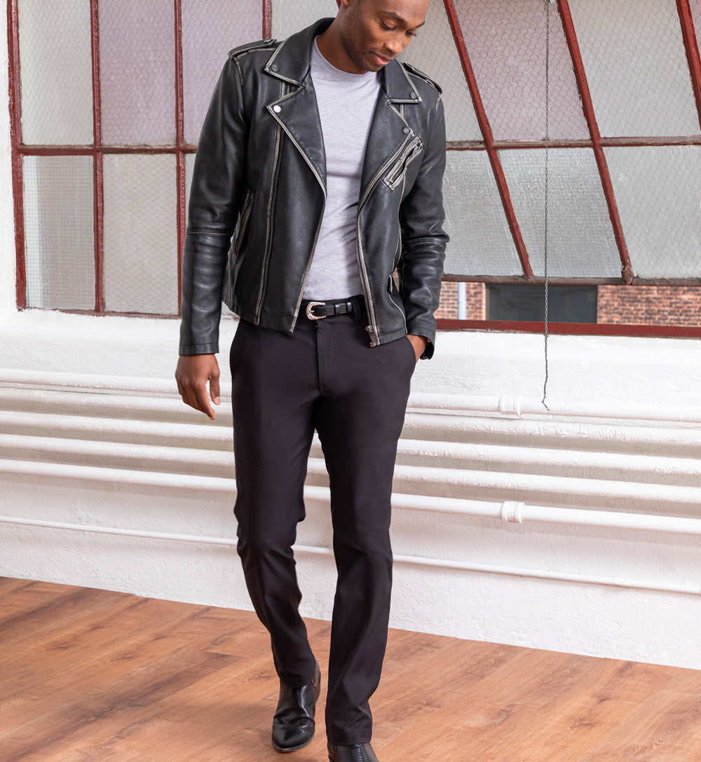 Ascender Chino Slim Asphalt Black outfit