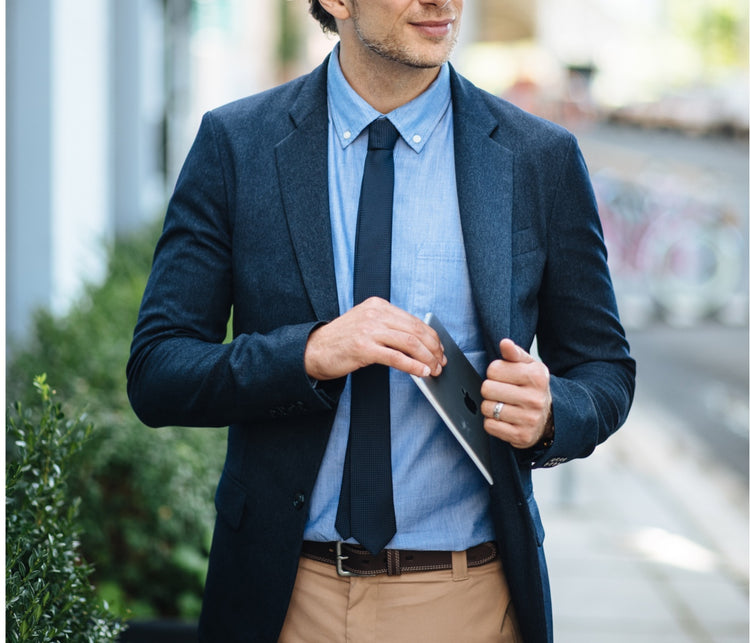 Wrinkle-Resistant Blazer - Slim Fit - BB Blue