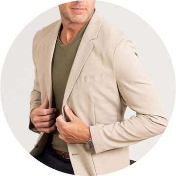 T5 Men's Sport coat with Hidden Pockets