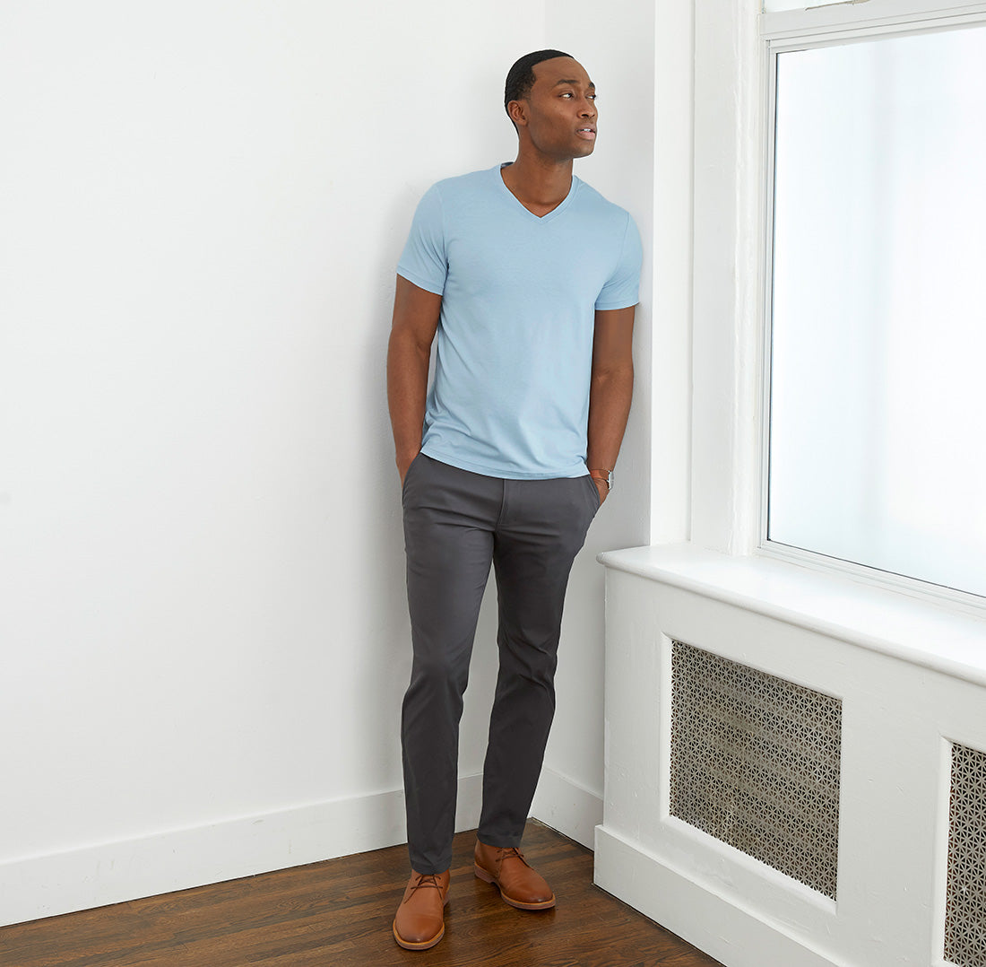 Threshold Aura Blue V-Neck T-Shirt