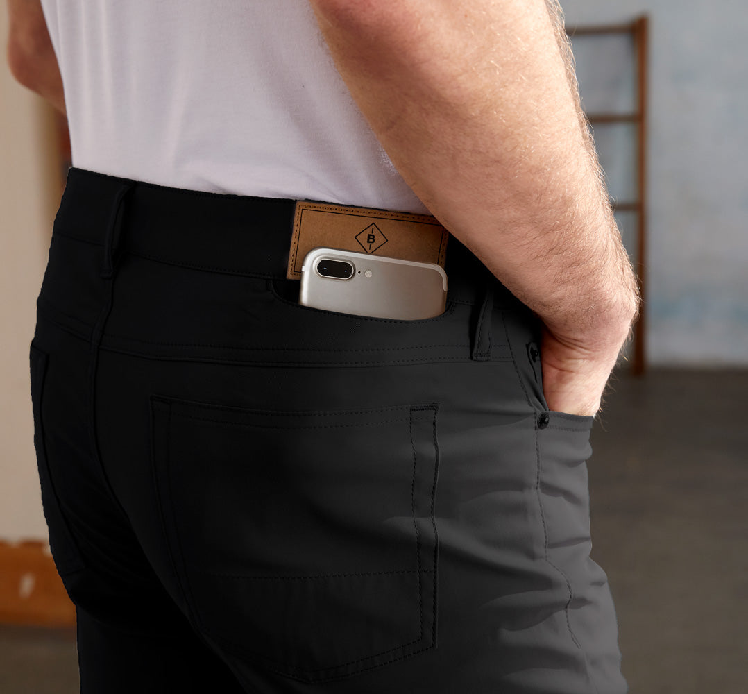Ascender 5-Pocket Pants Slim Fit - Asphalt Black