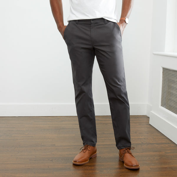 Wrinkle-Free Grey Chinos - No Iron Needed | Bluffworks