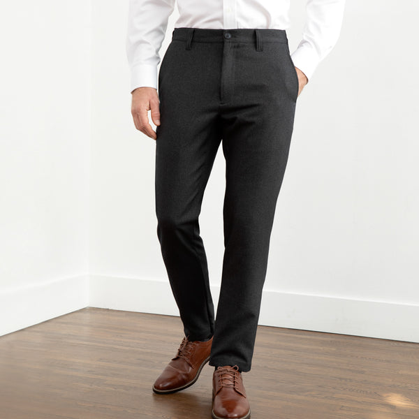 Slim Fit Dark Grey Pant - Benjamin's Menswear