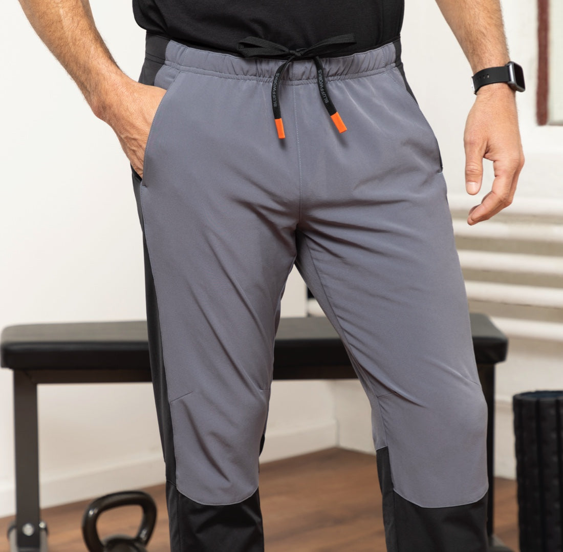 Grey Athletic Pants w/ Phone Pocket | Bluffworks
