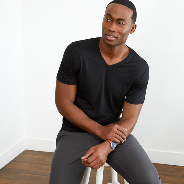 black v neck dress shirt Amazon.com: Men's Shirt V-Neck Long Sleeved Turndown Collar Blouses Tops Muscle Fit Lightweight Casual Shirts Business Golf Shirt Black : Clothing, Shoes & Jewelry