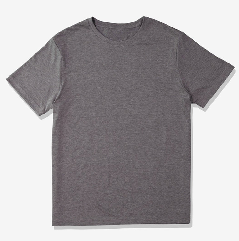 Threshold Crew Neck T-Shirt Slim Fit - Hurricane Grey