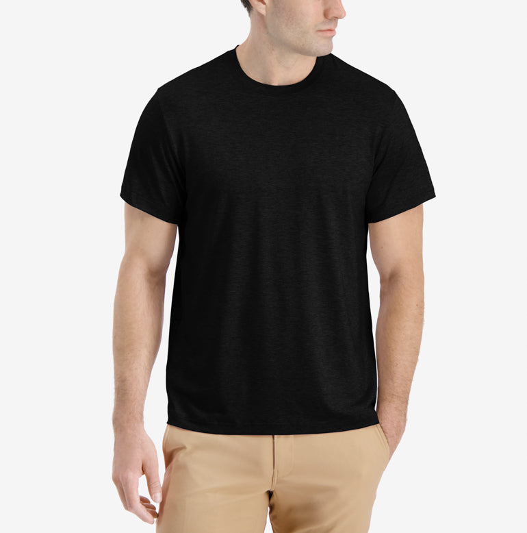 Threshold Crew Neck T-Shirt Classic Fit - Onyx Black