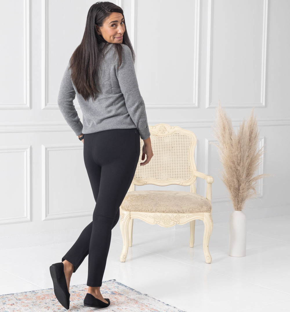 Eight-point petite leggings for women for autumn and winter outer